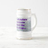 Chope À Bière SlipperyJoe's Bubble Wrap pop drôle dire pur (Devant droit)