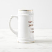 Chope À Bière SlipperyJoe's save horse ride paille cowboy casque (Gauche)