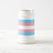 Chope À Bière SlipperyJoe's transgenre pride drapeau de la diver (Centre)