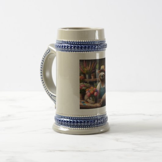 Chope À Bière Sloth Florist (Devant gauche)