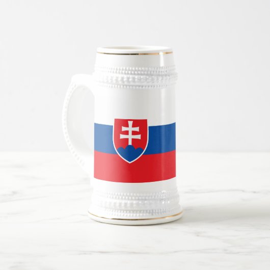 Chope À Bière Slovakia Flag (Devant gauche)
