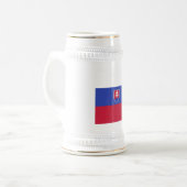 Chope À Bière Slovakia Flag Emblem (Devant gauche)