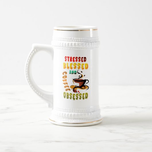 Chope À Bière Soigné Béni Et Café Obsédé (Gauche)