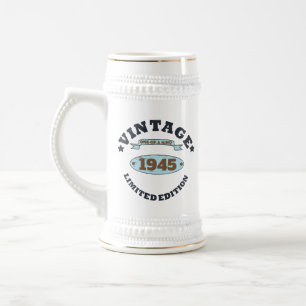 Chope À Bière Soirée personnalisée vintage de 85e anniversaire