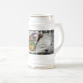 Chope À Bière Sorcière, Chat, Chauve-souris et Citrouille, Bonne (Devant droit)