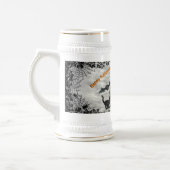 Chope À Bière Sorcière, Chat, Chauve-souris et Citrouille, Bonne (Gauche)