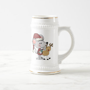 Chope À Bière Souris de Noël et