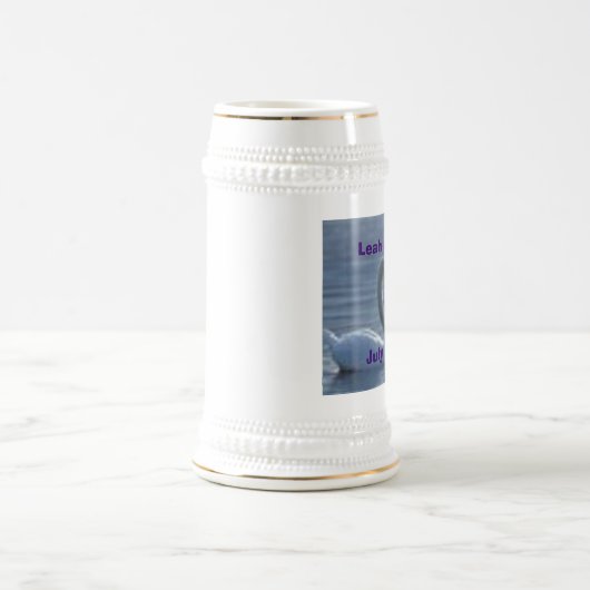 Chope À Bière Souvenir Stein de mariage (Centre)