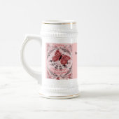 Chope À Bière Souvenirs de mariage ; Rose poussiéreux de (Gauche)