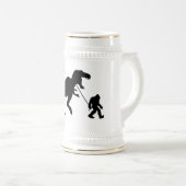 Chope À Bière Squatchin allé avec T-rex (Devant droit)