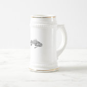 Chope À Bière Squelette de poisson (Devant droit)