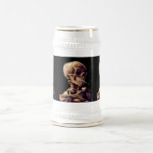 Chope À Bière Squelette de tabagisme par Van Gogh (Centre)