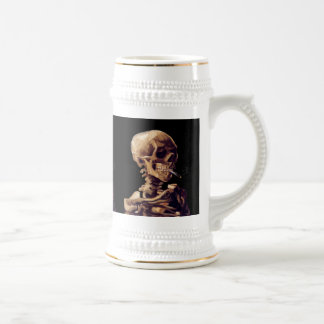 Chope À Bière Squelette de tabagisme par Van Gogh