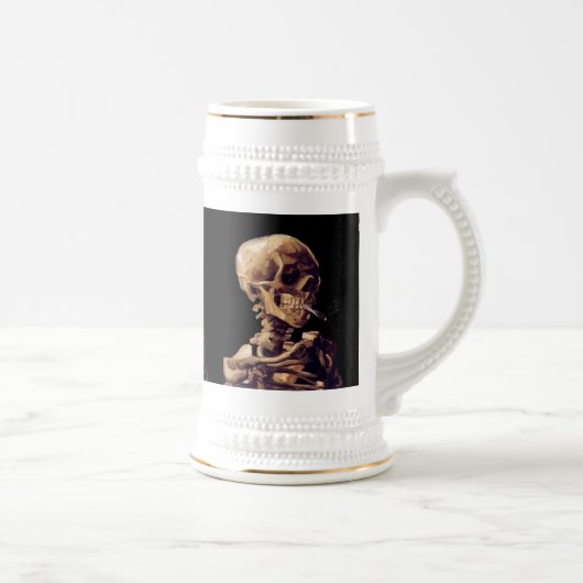 Chope À Bière Squelette de tabagisme par Van Gogh (Droite)