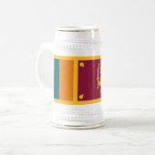 Chope À Bière Sri Lanka Flag (Devant gauche)