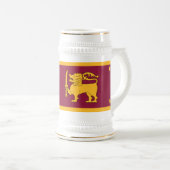 Chope À Bière Sri Lanka Flag (Devant droit)