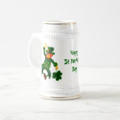 Chope À Bière St Patrick heureux (Devant gauche)