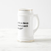 Chope À Bière Stein assoiffé (Devant droit)