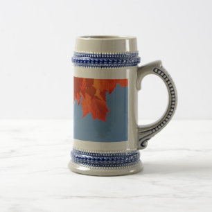 Chope À Bière Stein cadeaux personnalisés Steins feuilles d'auto
