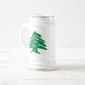 Chope À Bière stein - cèdre libanais (Devant gauche)
