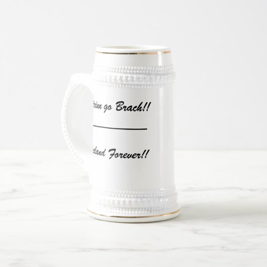 Chope À Bière Stein celtique de chien (Devant gauche)