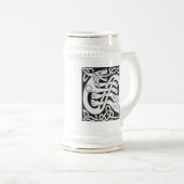 Chope À Bière Stein celtique de chien (Devant droit)
