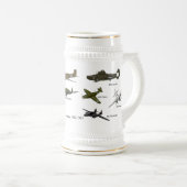 Chope À Bière Stein commémoratif USAAF (Devant droit)