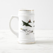Chope À Bière Stein commémoratif USAAF (Gauche)