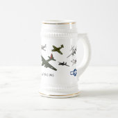 Chope À Bière Stein commémoratif USAAF (Devant droit)
