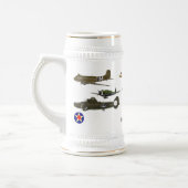 Chope À Bière Stein commémoratif USAAF (Gauche)