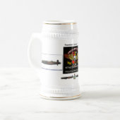 Chope À Bière Stein customisé de bière de Skullbreaker (Devant gauche)