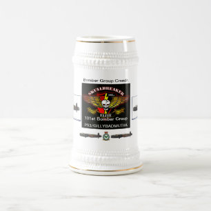 Chope À Bière Stein customisé de bière de Skullbreaker