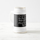 Chope À Bière stein de 44 présidents (Devant gauche)