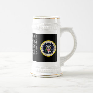 Chope À Bière stein de 44 présidents