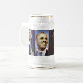 Chope À Bière Stein de BARACK OBAMA (Devant gauche)