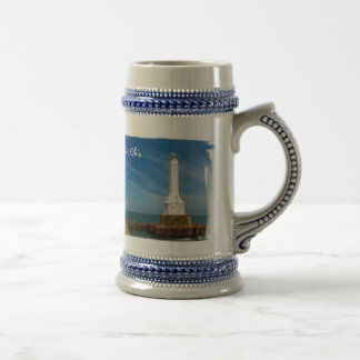 Chope À Bière Stein de bière de phare d'Huron