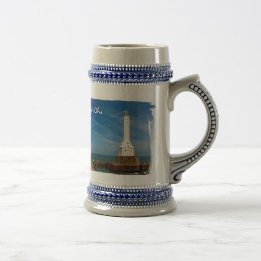 Chope À Bière Stein de bière de phare d'Huron (Droite)