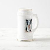 Chope À Bière Stein de bouledogue français (Devant droit)