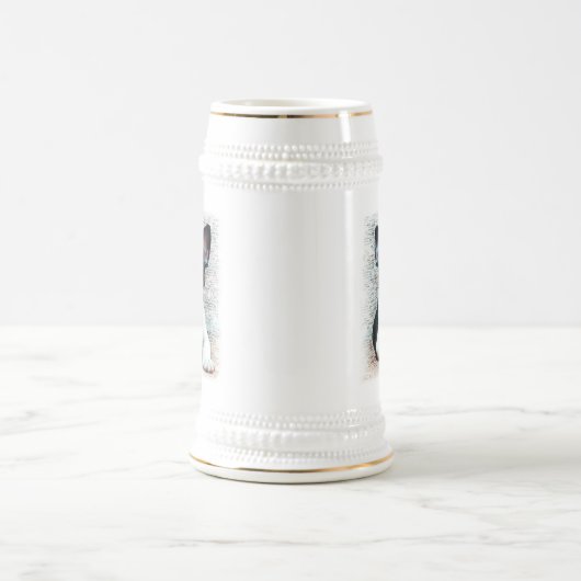 Chope À Bière Stein de bouledogue français (Centre)