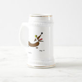 Chope À Bière Stein de chien Abstrait Wiener (Devant gauche)