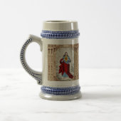 Chope À Bière Stein de coeur de Jésus (Gauche)