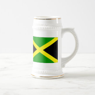 Chope À Bière Stein de drapeau de la Jamaïque