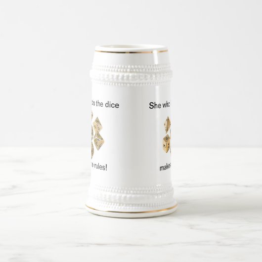 Chope À Bière Stein de la maîtrise +3 (pour elle) (Centre)