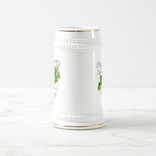 Chope À Bière Stein de raisins (Centre)