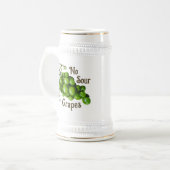 Chope À Bière Stein de raisins (Devant gauche)