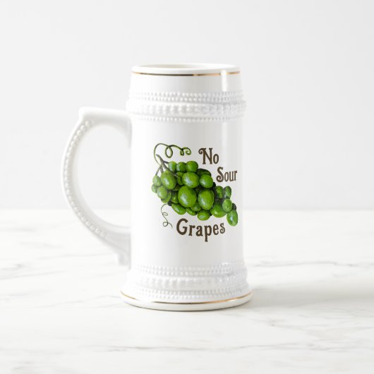 Chope À Bière Stein de raisins (Gauche)