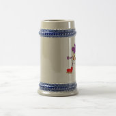 Chope À Bière Stein de Rollerskatinghippo (Centre)