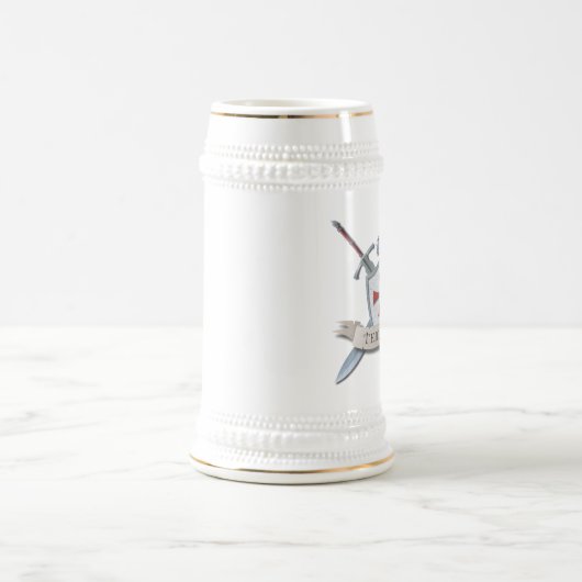 Chope À Bière Stein de Templar (Centre)