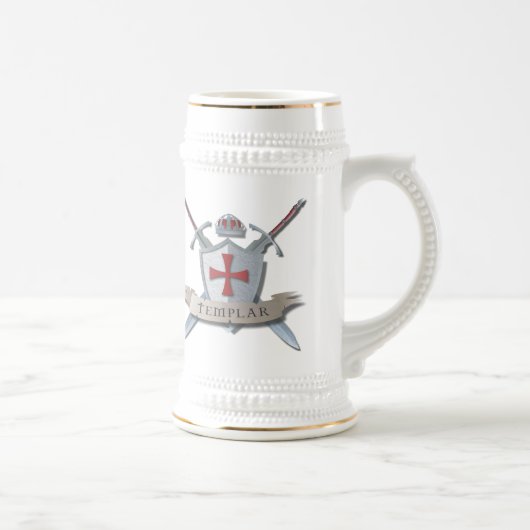 Chope À Bière Stein de Templar (Droite)