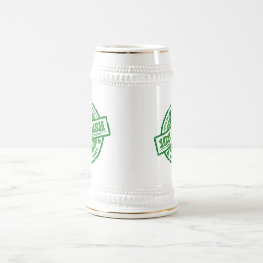 Chope À Bière Stein drôle potable irlandais de l'équipe de St (Centre)